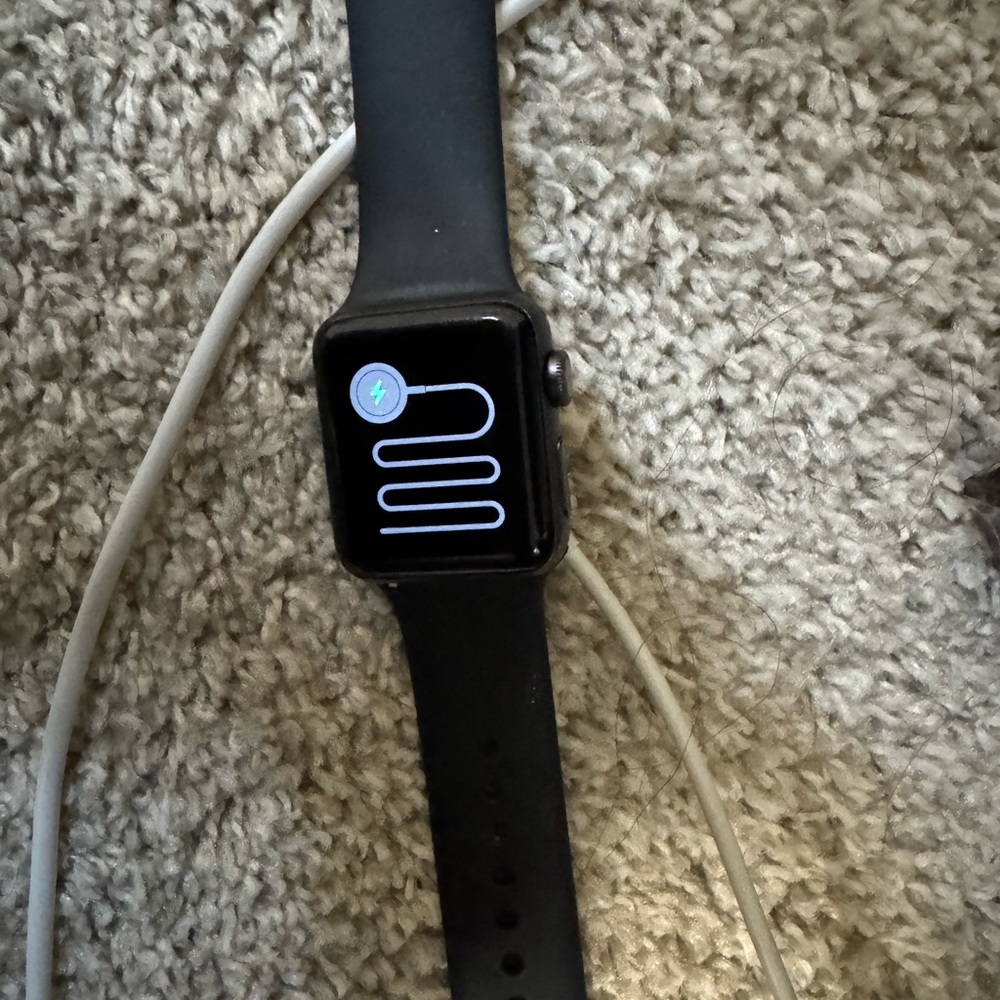 Apple Watch with Black Band